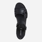 Жіночі сандалі Geox D25R6B0BC14-C9999 36 23.4 см Чорні (8050036474964) - зображення 4