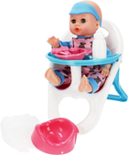 Пупс LUNABEBE Drink Wet Baby з аксесуарами та ліжечком 35 см (5908275189923) - зображення 7