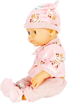 Lalka bobas JQ Baby w różowym kostiumie z kapeluszem 30 cm (5908275185079) - obraz 4