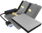 Obudowa zewnętrzna ICY BOX dla SSD/HDD 2.5" SATA Grey (IB-AC603b-U3) - obraz 6