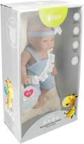 Lalka bobas Pure Baby z niebieską opaską na głowę 30 cm (5904335849080) - obraz 6
