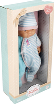 Lalka bobas JQ Baby w niebieskim garniturze w paski 40 cm (5908275184782) - obraz 4
