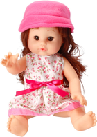 Lalka bobas Mega Creative Baby My Sveet Doll z długimi włosami i w różowej panamie 35 cm (5903246438635) - obraz 2
