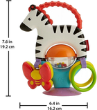 Zabawka z przyssawką Fisher-Price Zebra (FGJ11) - obraz 6