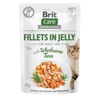 Влажный корм для кошек Brit Care Cat Fillets In Jelly с тунцом в желе 85 г