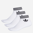 Набір чоловічих шкарпеток коротких бавовняних Adidas TREF ANK SCK HC EE1152 39-42 3 пари Білий (4061619052183) - зображення 1