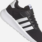 Підліткові кросівки для хлопчика adidas Lite Racer 3.0 El K HQ3763 38 Чорний/Білий (4066748642670) - зображення 4