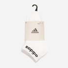 Zestaw skarpetek damskich bawełnianych Adidas Think Linear Ankle 3P HT3451 37-39 3-pack Biały (4066746427880) - obraz 3