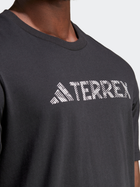 Koszulka męska bawełniana Adidas Terrex Logo Tee HZ1399 M Czarna (4066751285703) - obraz 3