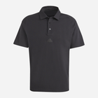 Koszulka polo męska Adidas Z.N.E. Premium Polo IA3124 M Czarna (4066763378349) - obraz 1