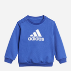 Komplet sportowy (bluza + spodnie) chłopięcy Adidas I Bos Jog Ft IB4767 86 Niebieski (4066762230860) - obraz 6