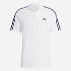 Koszulka polo męska Adidas M 3S PQ PS IC9312 M Biała (4066745332611) - obraz 3