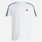 Koszulka męska bawełniana Adidas M 3S SJ T IC9336 3XL Biała (4065432961332) - obraz 4