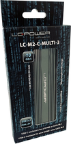 Zewnętrzna kieszeń LC-Power LC-M2-C-MULTI-3 dla M.2 SSD USB 3.2 Type-C (4260070129247) - obraz 10