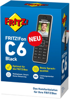 Telefon IP DECT AVM FRITZ!Fon C6 Black (20002964) - obraz 5