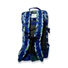 Тактично-туристичний рюкзак 16072 два відділи, 2 фронтальні кишені внутрішня органайзер 45*25*20 см синій - изображение 5