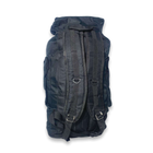 Рюкзак туристичний тактичний 060 розширення до 10 см, 1відділ, додаткові кишені розмір 65(75)*35*20см чорний - изображение 4