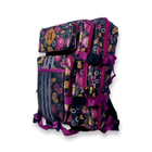 Тактичний, штурмовий рюкзак 16073 два відділи, 2 фронтальні кишені 25л, розмір 43*23*17 см фіолетовий - изображение 7