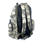 Тактичний рюкзак ʼAccordʼ18053 одне відділення, фронтальна кишеня 50 л розмір: 60*35*24 см, камуфляж - изображение 5