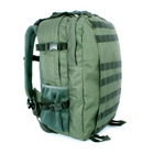 Тактичний рюкзак 600-01армійський 2відділення фронтальні кишені додаткові кріплення розмір 50*34*27зелений - изображение 3