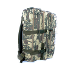 Тактичний рюкзак 18051-1 армійський два відділення фронтальні кишені 35л Розмір 50*30*23,камуфляж - изображение 3