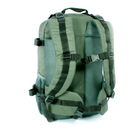 Тактичний рюкзак 600-01армійський 2відділення фронтальні кишені додаткові кріплення розмір 50*34*27зелений - изображение 6