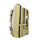 Армійський тактичний рюкзак ST00027 два відділення фронтальні кишені 35л Розмір 60*30*20 см, колір койот - изображение 4