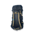 Тактичний, туристичний рюкзак T04 одне відділення фронтальні кишені, бокові кишені, розмір: 80*45*25см чорний - изображение 4