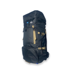 Тактичний, туристичний рюкзак T04 одне відділення фронтальні кишені, бокові кишені, розмір: 80*45*25см чорний - изображение 7