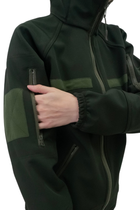 Куртка тактическая софтшелл XS Олива, Хаки - изображение 4