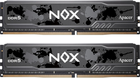 Оперативна пам'ять Apacer DDR5-6000 65536MB PC5-48000 (Kit of 2x32768) NOX Gray (AH5U64G60C512MBAA-2)