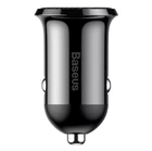 Автомобильное зарядное устройство Baseus 2хUSB 4.8A Grain Pro Black (CCALLP-01)