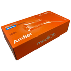 Рукавички MediOk AMBER Нітрилові помаранчеві XL 100 шт - зображення 1