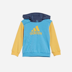 Дитячий спортивний костюм (худі + штани) для хлопчика Adidas I CB FT JOG IS2678 104 см Синій/Жовтий/Блакитний (4067887147170) - зображення 2