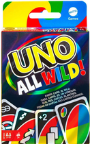 Настільна гра Mattel UNO All Wild Карти HHL35 (0194735070657) - зображення 1