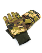 Тактичні рукавички-рукавиці зимові мультикам 2XL - зображення 6