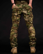 Тактичні штани "Генерал" з вентиляцією та наколінниками - мультикам 2XL - изображение 8