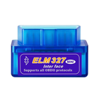 Автомобильный сканер ELM327 V2.1 Bluetooth OBD2 Mini Синий (S02)