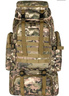 Водонепроникний тактичний рюкзак, військовий рюкзак 4 в 1 КАМУФЛЯЖ 80л - зображення 1