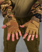 Перчатки тактические беспалые e0 sand coyot 00 XL - изображение 2