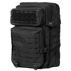 Рюкзак штурмовой MOLLE Laser Cut 45L Чёрный