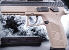 Пистолет пневматический ASG CZ P-09 Blowback Black/FDE (Pellet кал. 4.5 мм) - изображение 4