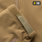 С подстежкой куртка XS Tan Soft Shell M-Tac - изображение 14