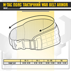 Тактический пояс XL/2XL War Ranger M-Tac Green Belt ARMOR - изображение 8