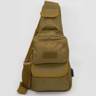 Тактическая сумка 5L coyote / универсальная/ военная/ плечевая - изображение 5