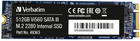 SSD диск Verbatim VI560 S3 512GB M.2 2280 SATAIII 3D NAND TLC - зображення 1