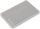 Жорсткий диск Verbatim Store n Go Alu Slim 2ТБ 2.5" USB 3.2 Срібний (0023942536666) - зображення 2