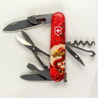 Складной нож Victorinox CLIMBER ZODIAC Китайский красный дракон 1.3703.Z3250p - изображение 3