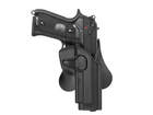 Кобура страйкбольна для Beretta M9/92F - Black [Amomax] (для страйкболу) - зображення 6