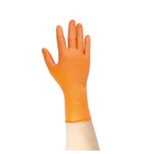 Рукавички MediОk Amber нітрилові розмір XS 100 шт помаранчеві - зображення 2